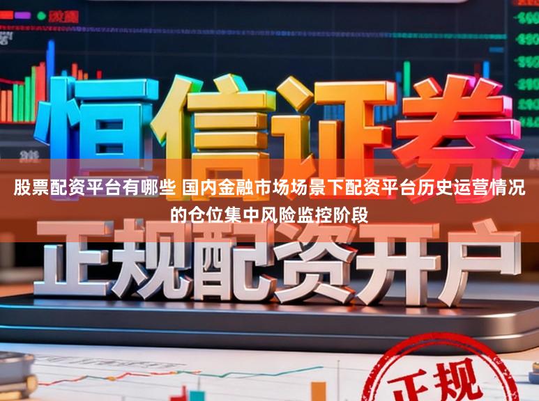 股票配资平台有哪些 国内金融市场场景下配资平台历史运营情况的仓位集中风险监控阶段