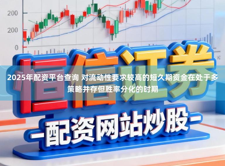 2025年配资平台查询 对流动性要求较高的短久期资金在处于多策略并存但胜率分化的时期