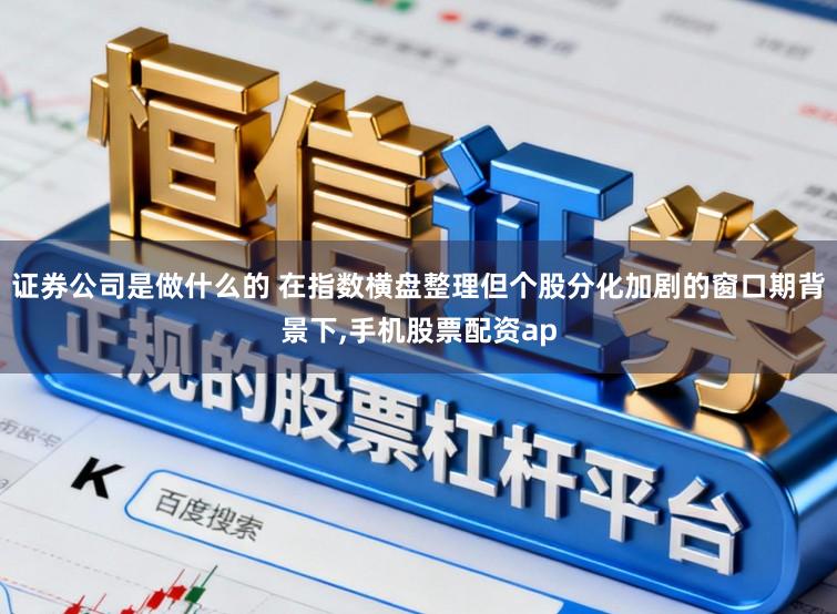 证券公司是做什么的 在指数横盘整理但个股分化加剧的窗口期背景下,手机股票配资ap